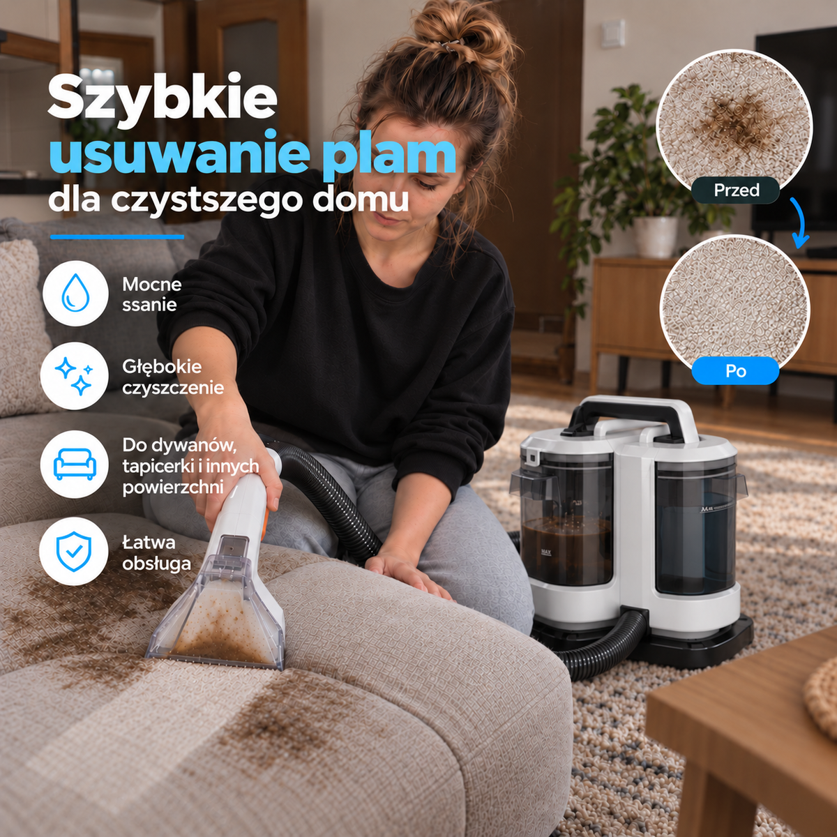 Vysavex™ – profesjonalny odkurzacz piorący
